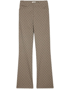 Брюки пистолетного покроя, нейтральный цвет Zadig&voltaire