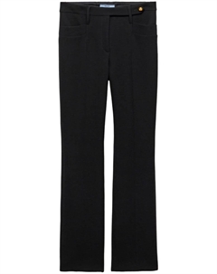 Прямые брюки, черный Prada