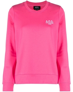 Толстовка с вышитым логотипом, розовый A.p.c.