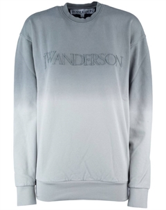 Толстовка с вышитым логотипом, серый Jw anderson