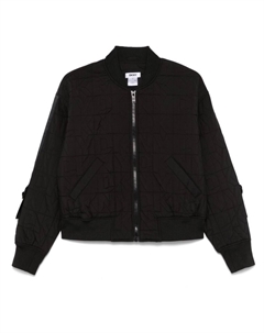 Стеганая куртка-бомбер с логотипом, черный Dkny