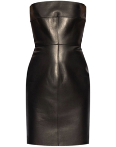 Кожаное мини-платье, черный Dsquared2