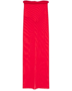 Сетчатая юбка макси, красный Atu body couture