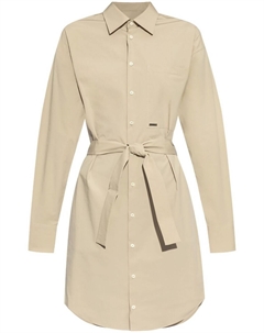 Рубашка миди платье, нейтральный цвет Dsquared2