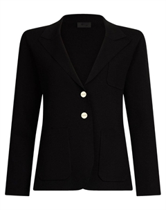 Черная трикотажная куртка, черный Liu jo