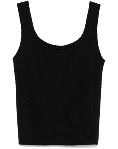 Трикотажная майка, черный Ermanno scervino