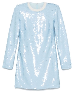 Мини-платье с пайетками, синий Self-portrait