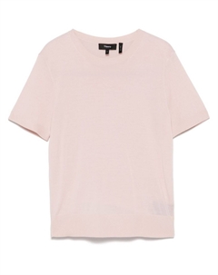Шерстяная футболка, розовый Theory