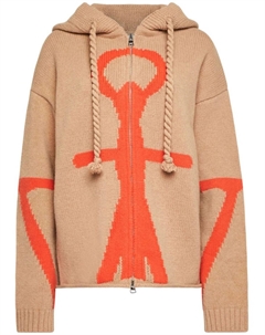 Худи с логотипом Anchor, нейтральный цвет Jw anderson