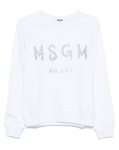 Толстовка с логотипом, синий Msgm