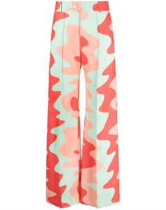 Кожаные брюки Hose из коллаборации с Kalissa, зеленый Liska