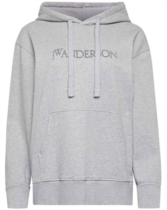 Толстовка с вышитым логотипом, серый Jw anderson