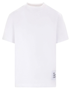 Футболка из хлопка с нашивкой-логотипом 10, белый Corso como