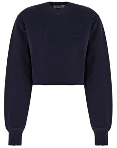 Хлопковая толстовка с вышитым логотипом, синий Ambush