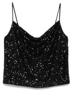 Топ Berlin без рукавов DVF, черный Diane von furstenberg