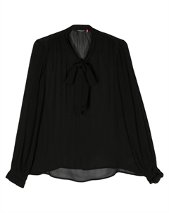 Полупрозрачная блузка, черный Scotch&soda