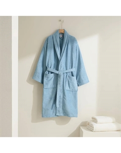 Хлопковый халат 380 гр/м2 Zafiro Basics, синий El corte inglés