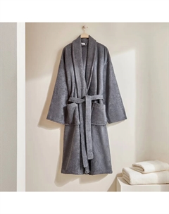 Хлопковый халат 380 гр/м2 Zafiro Basics, графит El corte inglés