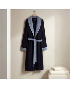 Халат Lord хлопковый 420 гр/м2, темно-синий Hugo boss