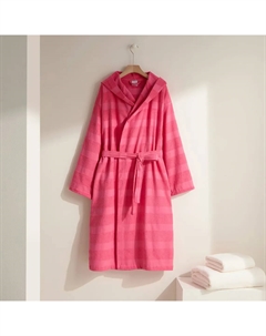 Хлопковый халат 300 гр/м2 Striped Basics, фуксия El corte inglés