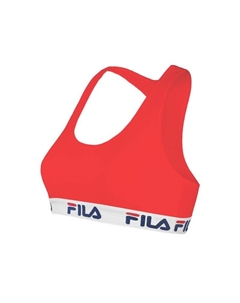 Спортивный бюстгальтер, красный Fila