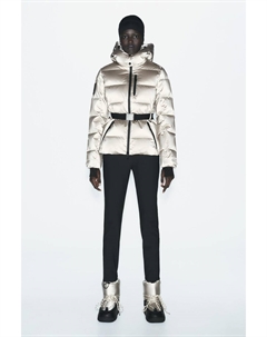 Куртка-пуховик из лыжной коллекции с защитой от воды и ветра recco technology, кава Zara