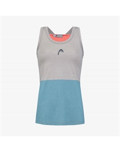 Майка, цвет grau/elektroblau Head