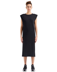 Платье vestito lungo con logo serie, черный Ea7