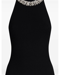 Черный топ с драгоценными камнями Liu jo