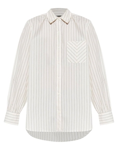 Полосатая хлопковая рубашка, белый Rag & bone