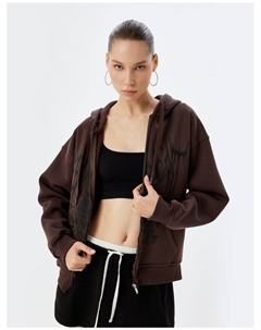 Толстовка Sweatshirt, коричневый Koton