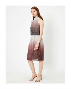 Женское вечернее платье с деталью из тюля, разноцветный Koton