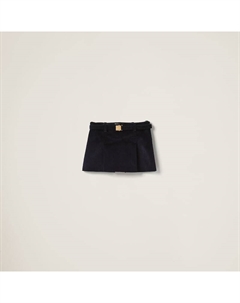 Короткая вельветовая юбка, синий Miu miu
