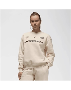 Толстовка Brooklyn Fleece Crew-Neck Sweatshirt, бежевый Jordan