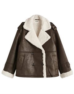 Куртка из овчины Burton, серый 4th & reckless