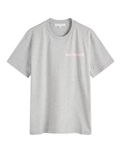 Футболка с принтом на спине «Лучшая на выставке», серый Jw anderson