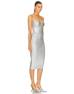 Трикотажное платье Зора Retrofete, цвет Coated Silver