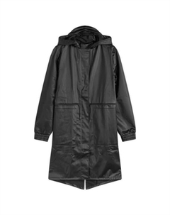 Парка-Дождевик со шнурком, черный Rains