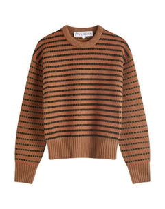 Джемпер с жаккардовым узором в полоску, зеленый Jw anderson