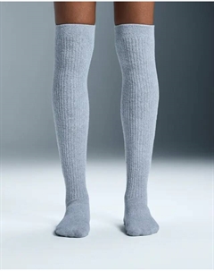 Махровые носки выше колена, серый On running