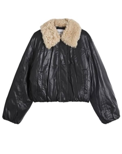 Куртка из искусственной кожи, черный Stand studio