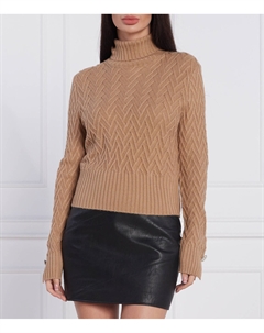 Свитер regular fit, коричневый Liu jo