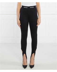 Леггинсы Halone Slim Fit, черный Hugo