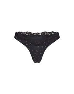 Стринги с окучиванием, цвет onyx rosebud print Skims