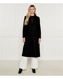 Шерстяное пальто Mojeni, черный Hugo