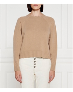 Свитер из шерсти Gabbia Regular Fit, кэмел Weekend max mara