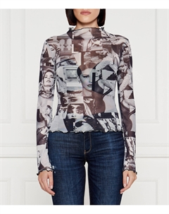 Блуза ADRIANA Slim Fit, серый Guess