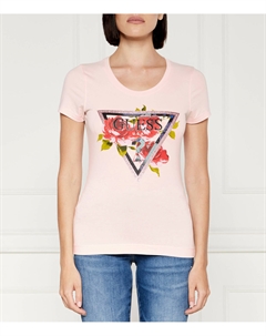 Футболка ROSES Regular Fit, пудрово-розовый Guess