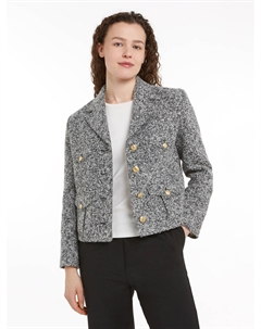 Блейзер Loose fit, серый Tommy hilfiger