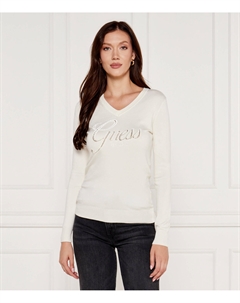 Свитер MEGAN Slim Fit, экрю Guess